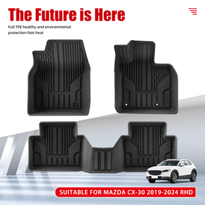Alfombrillas de Piso 3D TPE para Auto, Impermeables, Personalizadas, Antideslizantes, para <span class=keywords><strong>Mazda</strong></span> CX-30 2019-2024 (Volante a la Derecha) - Product Image 2
