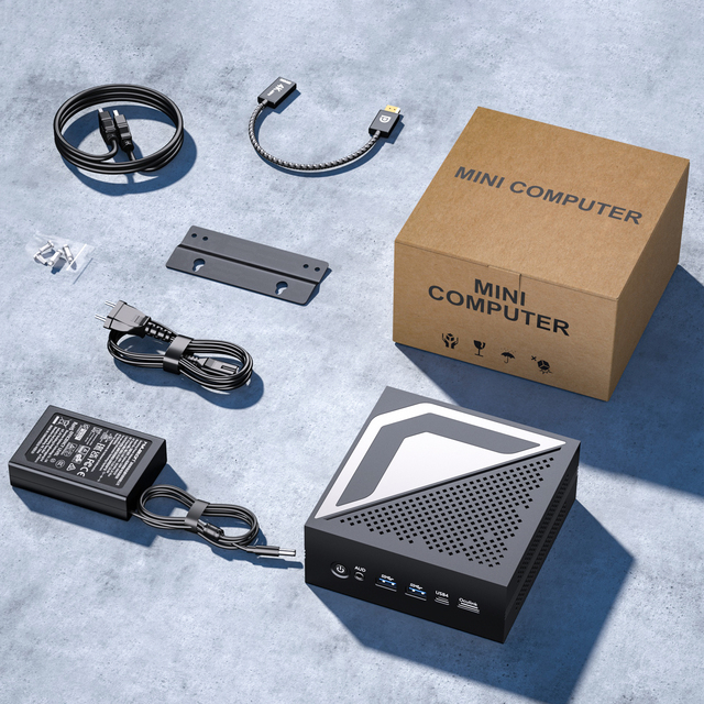 High Performance Gaming Mini PC AMD Ryzen AI 9 HX370/AI 7 PRO 360 64GB DDR5 2TB SSD Oculink 2x2.5G LAN