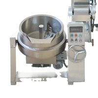 Chaudière à double enveloppe de 50 L à chauffage au gaz ou électrique pour bonbons durs, sauces, confitures, lait