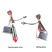 Bande lumineuse LED RGB YD RCJ 5m, source COB, ambiance décorative pour porte de voiture, intérieur de voiture, néon, ambiance LED, décoration RGB avant de voiture