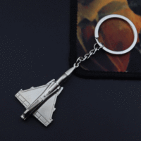 Promotion de gros Porte-clés souvenir 3D métal avec logo personnalisé Mini avion Porte-clés avion Llavero Porte-clés avion