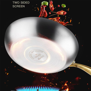 316 acier inoxydable poêle à frire Wok poêle antiadhésive cuisson Steak frit cuisinière à gaz Pot <span class=keywords><strong>Induction</strong></span> général <span class=keywords><strong>casserole</strong></span> cuisine ustensiles <span class=keywords><strong>de</strong></span> cuisine - Product Image 6