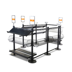 Crochets pour paniers en fil métallique, système de file d'attente pour panneaux d'affichage, étagère de supermarché - Product Image 1