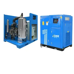 Silent Air Compressor Oil Free Compressor Price 75kw Water-lubricated Oil-free Screw Air Compressor For Machine