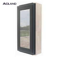 AS2047 Australien standard en aluminium auvent fenêtre design avec bois révèle pour hôtel