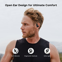 Casque sans fil Tribit OpenGo BTH99, Bluetooth 5.3, étanche IPX5, design pliable, micro intégré, pour l'entraînement, le sport, les voyages