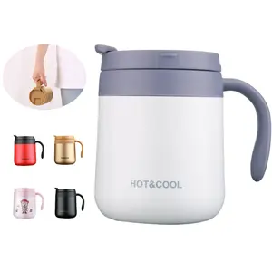 500ml Top seller Eco-friendly Double Wall Stainless Steel Travel Coffee Mug Vacuum custom coffee mug cup