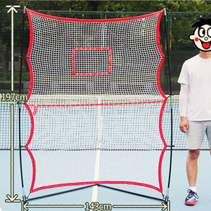 Футбольная сетка для отскока, Теннисный отскок, белый высокий-низкий пас и помощь в стрельбе, тренировочное оборудование, простая сетка для отскока для тенниса - Product Image 3