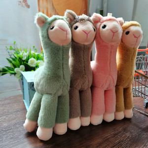 Porte-clés, adorable petite poupée, accessoire pour sac, sac à dos féminin, grand pendentif, alpaga réaliste en peluche, <span class=keywords><strong>jouet</strong></span> en peluche - Product Image 1