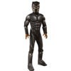 Costume de guerrier Panthère Noire pour enfant, combinaison pour fête, spectacle, costume Avengers, garçon, Panthère Noire - Product Image 3