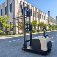 Chariot élévateur contrepoids électrique compact 1500 kg pour opérations d'entrepôt