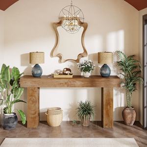 โต๊ะคอนโซล Tribesigns ยาว 63 นิ้ว สำหรับห้องนั่งเล่น วางหลังโซฟา โต๊ะทางเข้าสไตล์ฟาร์มเฮาส์ - Product Image 3