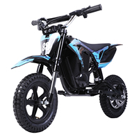 EU Warehouse Child Electric Motorcycle Mechanical Disc Brake Dual Suspension System 12-inch Tire Powerful Electric Motorcycle