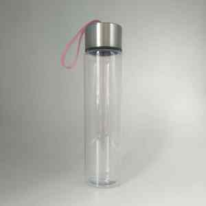 Botella de Agua de Plástico Reutilizable, Portátil, a Prueba de Fugas y Resistente a Caídas, con Pajita y Tapa, Segura para Alimentos, Ideal para Deportes de Verano al Aire Libre - Product Image 6