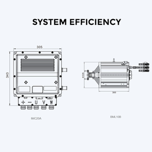 Moteur de voiture électrique 60 kW 120 kW, prix, pour véhicules, camions, système de moteur AC, moteur à flux axial, essieu de camion électrique, convertisseur de camion - Product Image 5