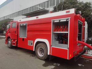 รถดับเพลิงอีซูซุ 8 ตัน 4x2 ดีเซล แบบกำหนดเองจากโรงงาน พร้อมถังน้ำและโฟม - Product Image 3