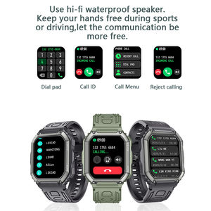 C20S Herren Smartwatch OLED Große Batterie Musikwiedergabe Fitness-Tracker BT Anruffunktion IOS Android Sport-Smartwatch für Neues IOS - Product Image 3