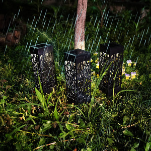 Luz solar hueca Huichu para caminos, luz guía para jardín exterior, se enciende automáticamente por la noche, sin cableado. - Product Image 4