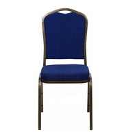 Chaises empilables en fer durable pour salon, appartement, hôpital, atelier, salles de banquet européennes