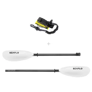 SEAFLO-Pala ABS ligera de fibra de carbono, pala de Kayak con cuchilla giratoria ajustable