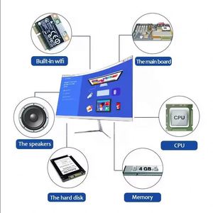 Nuovo arrivo I7 tutto in un Desktop 27 pollici Gaming Computer 24 I7 schermo curvo 34 - Product Image 4