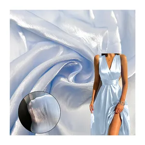 Kadınlar için şifon kumaş elbise şifon kumaş makul fiyat güzel parlak bulut gazlı bez çok hafif kumaş