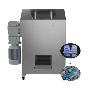 Dawei 5.5KW PE/PP/PVC plastic small biaxial shredding machine Tupperware shredder
