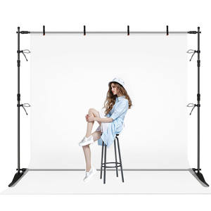 可调大幅面<span class=keywords><strong>3.3</strong></span>*<span class=keywords><strong>3.3</strong></span>米横幅支架金属织物婚礼和促销广告背景 - Product Image 6