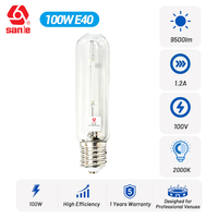Lampe au sodium haute pression 100V 1.2A E40 T46 9500lm 2000K Ambre Chaud pour Éclairage Public 18000H Ampoule HPS
