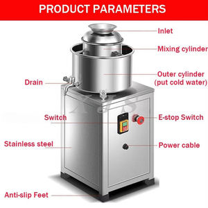 Batidora de <span class=keywords><strong>Carne</strong></span> de Alta Velocidad para Pescado y Res, Máquina Comercial para Hacer Pasta de <span class=keywords><strong>Carne</strong></span> para Restaurantes, Servicios de Catering y Negocios de Alimentos - Product Image 5