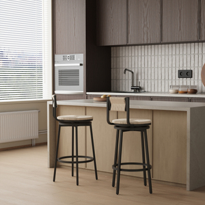 Wholesale Price Modern High <b>Bar</b> Chairs Wooden Metal Design for Home <b>Bar</b> Hotel & Restaurant Kitchen Dining Adjustable Features - Product Image 2