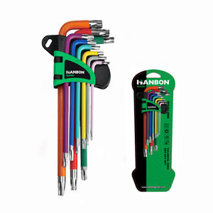 9 PCS Multi Bike riparazione della bicicletta colorato tipo L lungo braccio corto punto <span class=keywords><strong>a</strong></span> sfera Torx Star Allen <span class=keywords><strong>Set</strong></span> di <span class=keywords><strong>chiavi</strong></span> esagonali colorate - Product Image 4