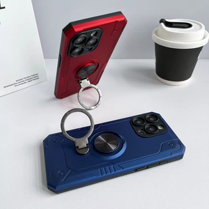 เคสโทรศัพท์กันกระแทก2 in 1, เคสโทรศัพท์กันกระแทกสำหรับ <span class=keywords><strong>OPPO</strong></span> A3 Pro A3 A3x A60 A80 A40ติดรถยนต์ฝาครอบที่ยึดห่วงแม่เหล็ก - Product Image 5