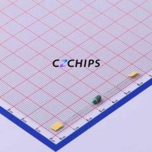 YAL0307-102K ตัวเหนี่ยวนำแบบวงแหวนสี / ตัวเหนี่ยวนำแบบ Through-Hole (THT), ขนาด D3xL8 มม. 1mH 10% 60mA 30โอห์ม - Product Image 1