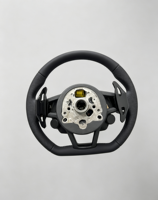 Volant en cuir pleine fleur de haute qualité pour Audi avec bouton de démarrage/arrêt à une touche, accessoire de modification de volant sport