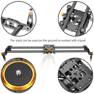 Rail de stabilisation vidéo <span class=keywords><strong>Neewer</strong></span> 39,4 pouces/<span class=keywords><strong>100</strong></span> cm en fibre de carbone avec 6 roulements pour caméra DV vidéo - Product Image 3