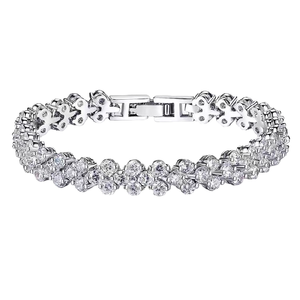 Auténtica SLZ 18K oro tenis pulsera diamante inspirado en diamantes de lujo cultivado en laboratorio encantos rodio plateado IGI certificado nueva llegada - Product Image 1