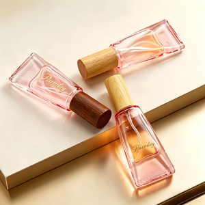 Nouvelle bouteille <span class=keywords><strong>de</strong></span> <span class=keywords><strong>parfum</strong></span> portable fantaisie mini 10 ml en verre en forme <span class=keywords><strong>de</strong></span> tube rose unique avec bouchon - Product Image 5