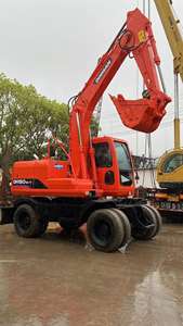 Excavadora de Ruedas Doosan DX150 de Bajo Precio y Alta Venta, Maquinaria Usada Doosan DH150W-7 en Buenas Condiciones y con Gran Potencia de Excavación - Product Image 3