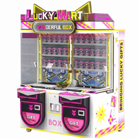 XINYU Boîte Mystère de Jeu d'Arcade, Machine à Grappins, Appareil à Boules Magiques, Construction Métallique, Langue Anglaise, pour Enfants, 110/220V