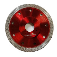 Lame de scie diamantée super fine industrielle de 125 mm (1,2 mm) pour coupe de carreaux de céramique et de porcelaine, compatible avec les meuleuses d'angle coréennes et espagnoles