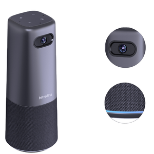 Système <span class=keywords><strong>de</strong></span> vidéoconférence USB HITROLINK HD 1080P portable tout-<span class=keywords><strong>en</strong></span>-un ultra grand angle <span class=keywords><strong>en</strong></span> plastique, acier et aluminium à mise au point fixe pour diffusion <span class=keywords><strong>en</strong></span> direct - Product Image 1