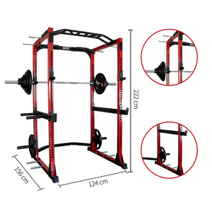Equipo <span class=keywords><strong>de</strong></span> gimnasio comercial Fitness Squat Rack Power Rack <span class=keywords><strong>plegable</strong></span> entrenamiento <span class=keywords><strong>de</strong></span> fuerza Power Rack Cage - Product Image 3