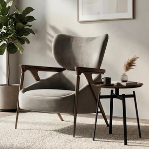 Tavolino Rotondo in Ferro Minimalista Italiano, Tavolino <span class=keywords><strong>da</strong></span> Caffè Stile Vintage per Soggiorno, Comodino Moderno e Semplice - Product Image 4