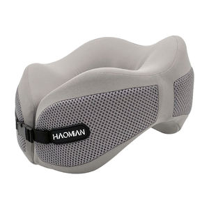 Accesorios de Viaje, Almohada de Viaje en Forma de U con Botón de Presión, Cómoda para Avión, Coussin De Voyage - Product Image 5