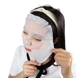Mascarilla de hoja hidratante, máscara facial antiedad con etiqueta privada para el cuidado de la piel