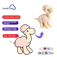 Boneka Hewan Lucu Lembut Berbentuk Unta Gantungan Kunci Plush Kartun Mini Kecil Mainan Peluches Aksesori Gantungan Tas Liontin Ransel Gantungan Kunci.