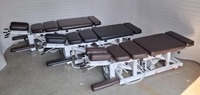 Lit de chiropratique électrique et manuel réglable en acier doux pour hôpital, avec table escamotable pour la physiothérapie