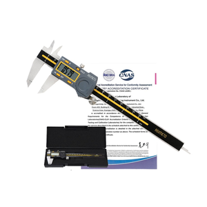 กล่องโลหะปิดผนึก ดิจิตอล อะซิเมโต คาลิปเปอร์ 0-12  หน้าจอ LCD และหน้าปัดแสดงผล ป้องกันการปนเปื้อน ±.0015 - Product Image 1