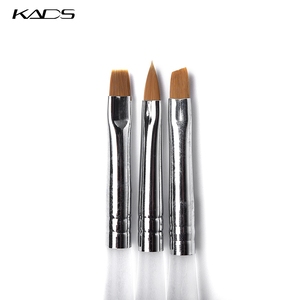 3pcs Acrylic UV Gel Extension Builder Pen Nail Art <b>Brushes</b> Painting Drawing 3D Line Grid Petal French Manicure Tips Tools - Product Image 6